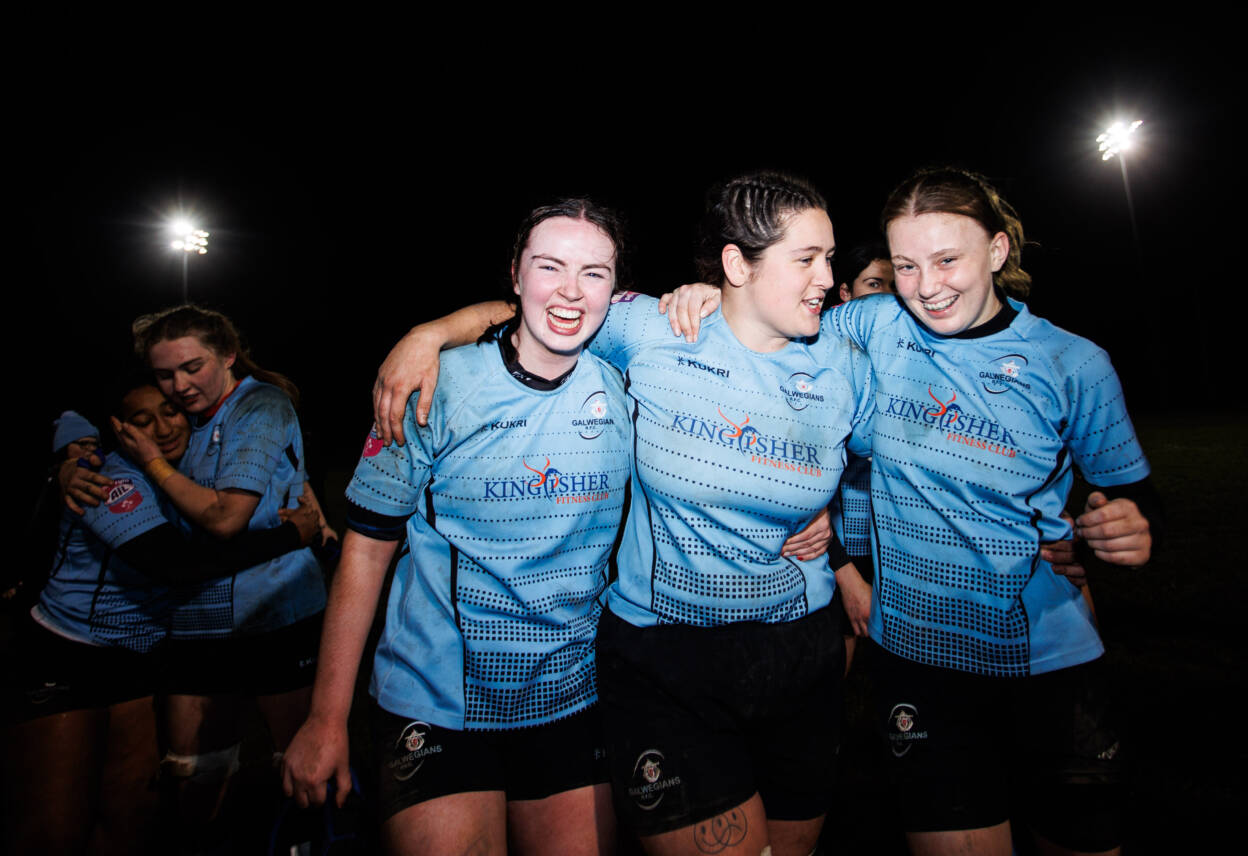 Galwegians' Orla Fenton, Grace Browne Moran, and Evanna Finn