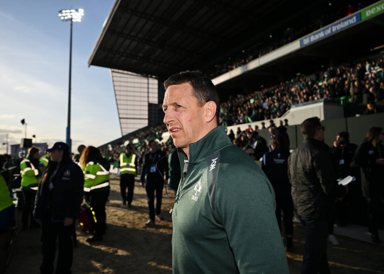 Ireland head coach Scott Bemand at Dexcom Stadium
