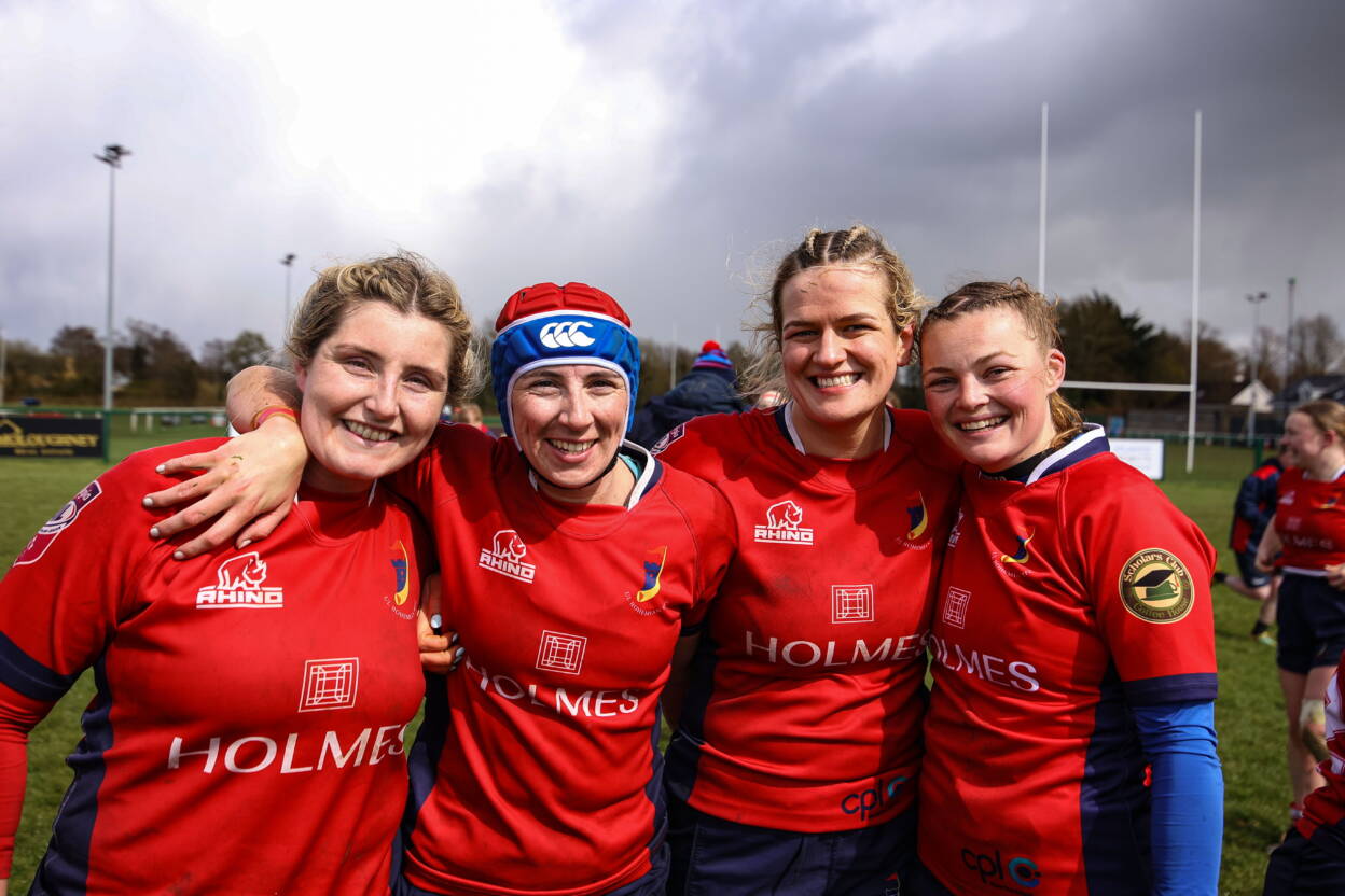 The UL Bohemian players celebrate qualifying for the Energia All-Ireland League final