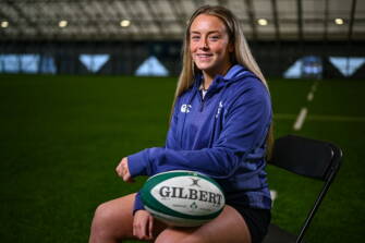 Ireland's Stacey Flood during a media day at the IRFU HPC