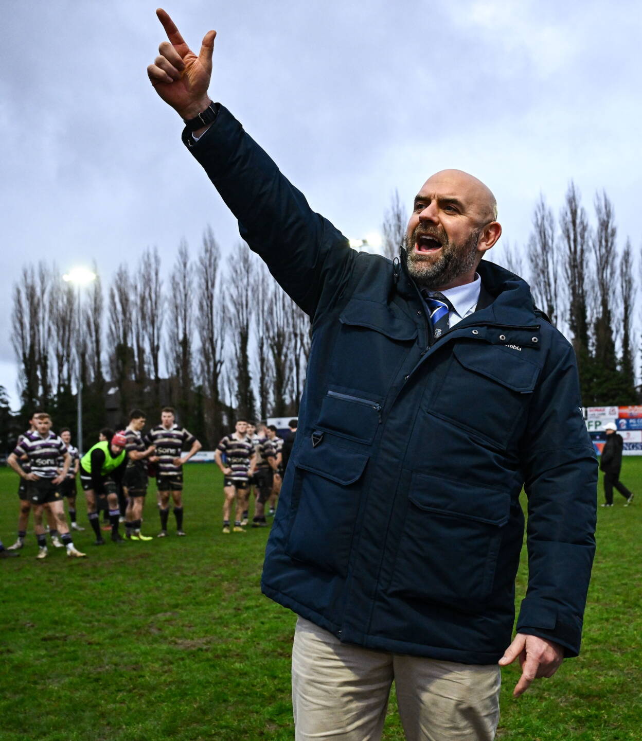 St. Mary's College RFC President Gareth Logan