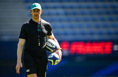 Ireland head coach Scott Bemand in Clermont-Ferrand