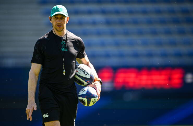 Ireland head coach Scott Bemand in Clermont-Ferrand