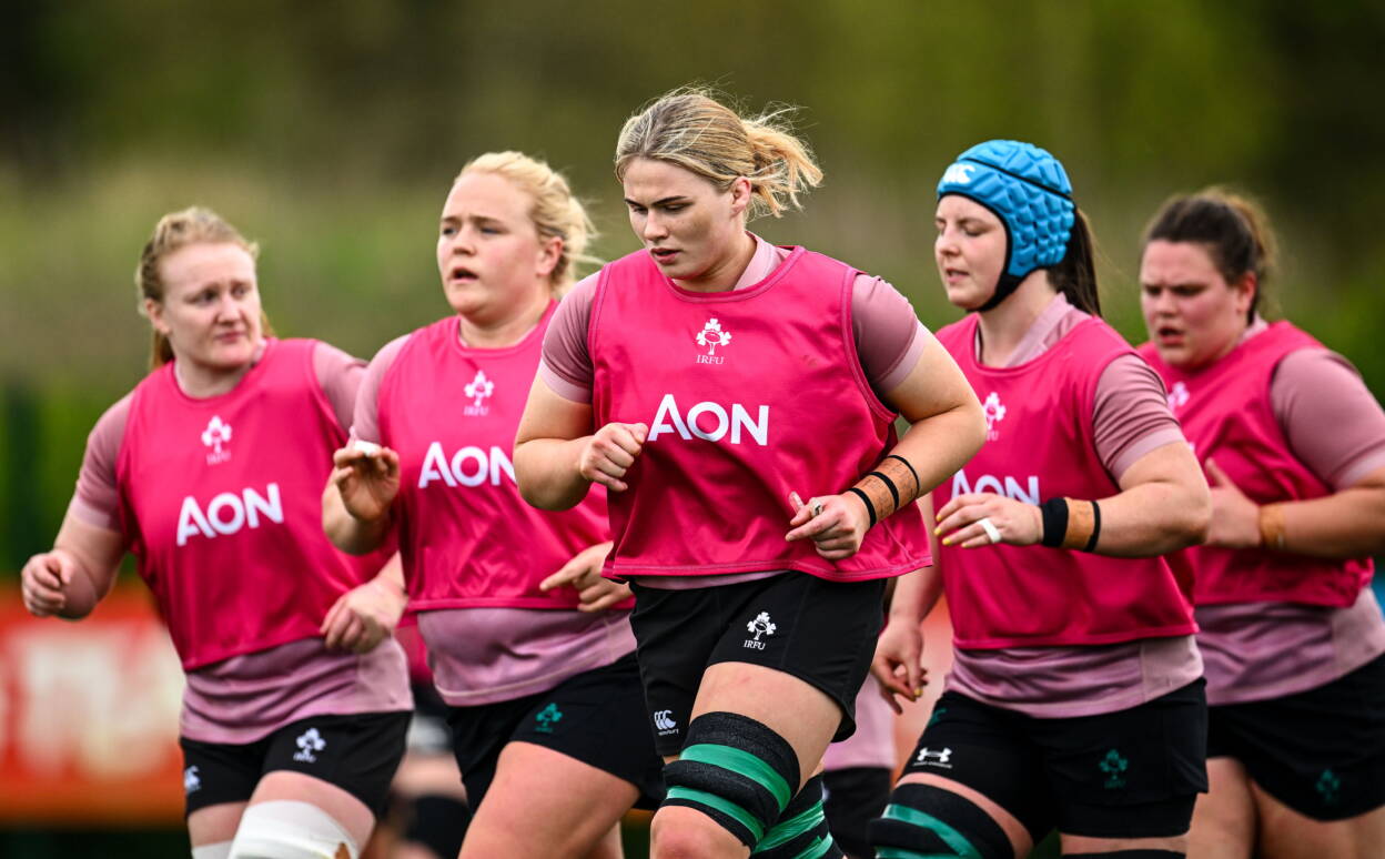 Dorothy Wall during a recent Ireland training session