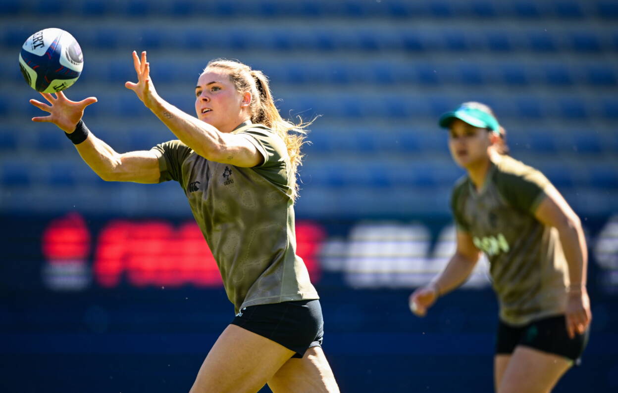 Béibhinn Parsons during the Captain's Run session in Clermont