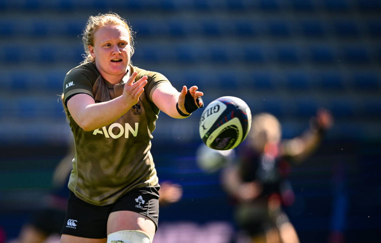 Aoife Wafer during the Captain's Run session in Clermont