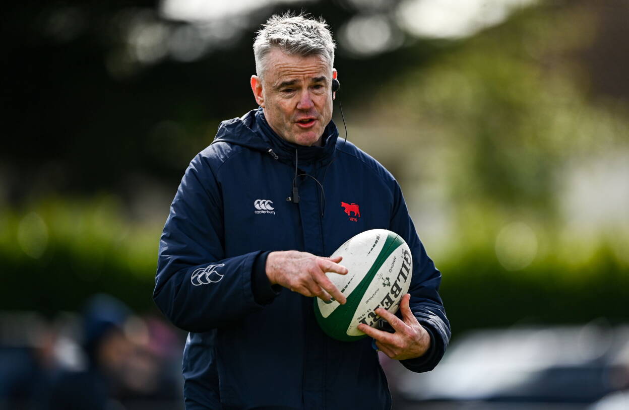 Clontarf head coach Andy Wood