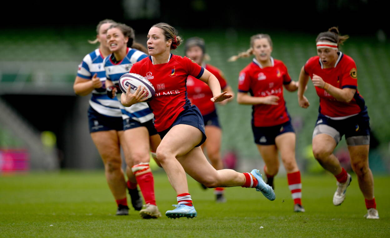 Alana McInerney scored one of UL Bohs' five tries