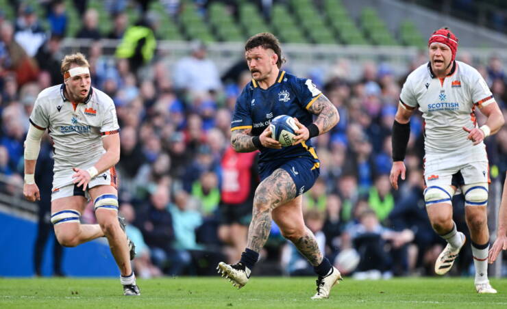 Andrew Porter in Champions Cup action for Leinster