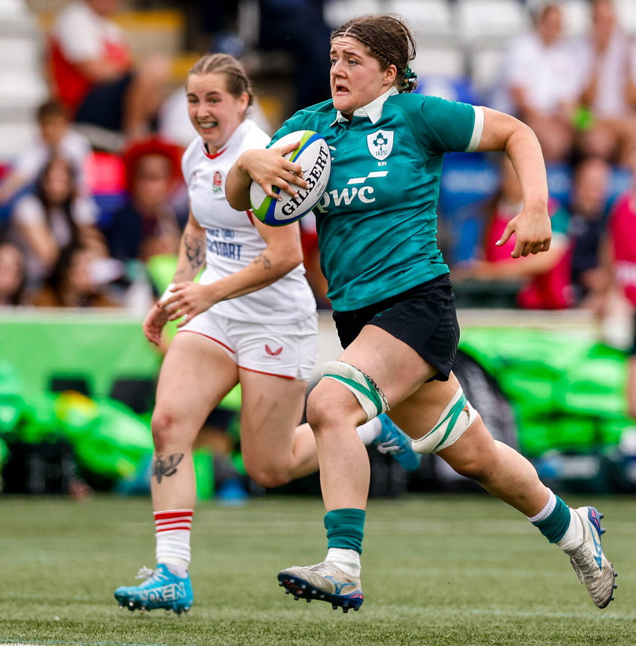 There was no stopping Ireland number 8 Jemima Adams Verling