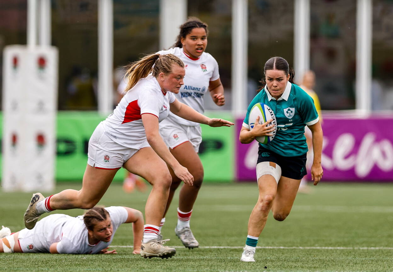 Emily Foley was a threat out wide for the Ireland U-21s
