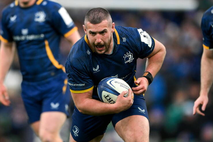 Jerry Cahir in Champions Cup action for Leinster
