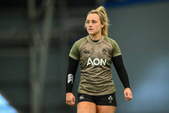 Aoife Dalton during an Ireland training session