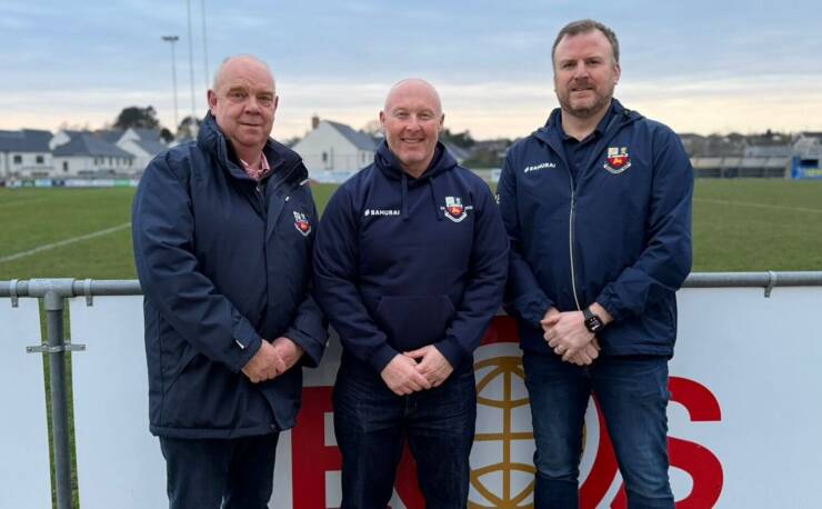 Banbridge's Gareth Bronte, Neil Doak, and Marc Eadie