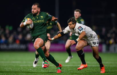 Prop Jack Aungier in action for Connacht