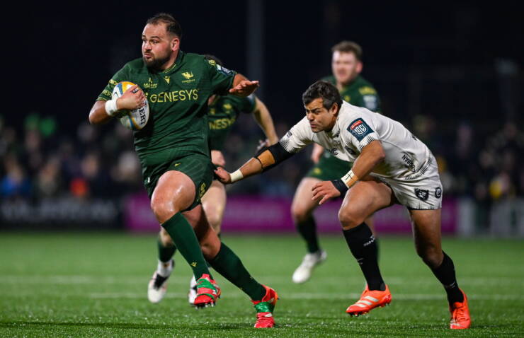 Prop Jack Aungier in action for Connacht