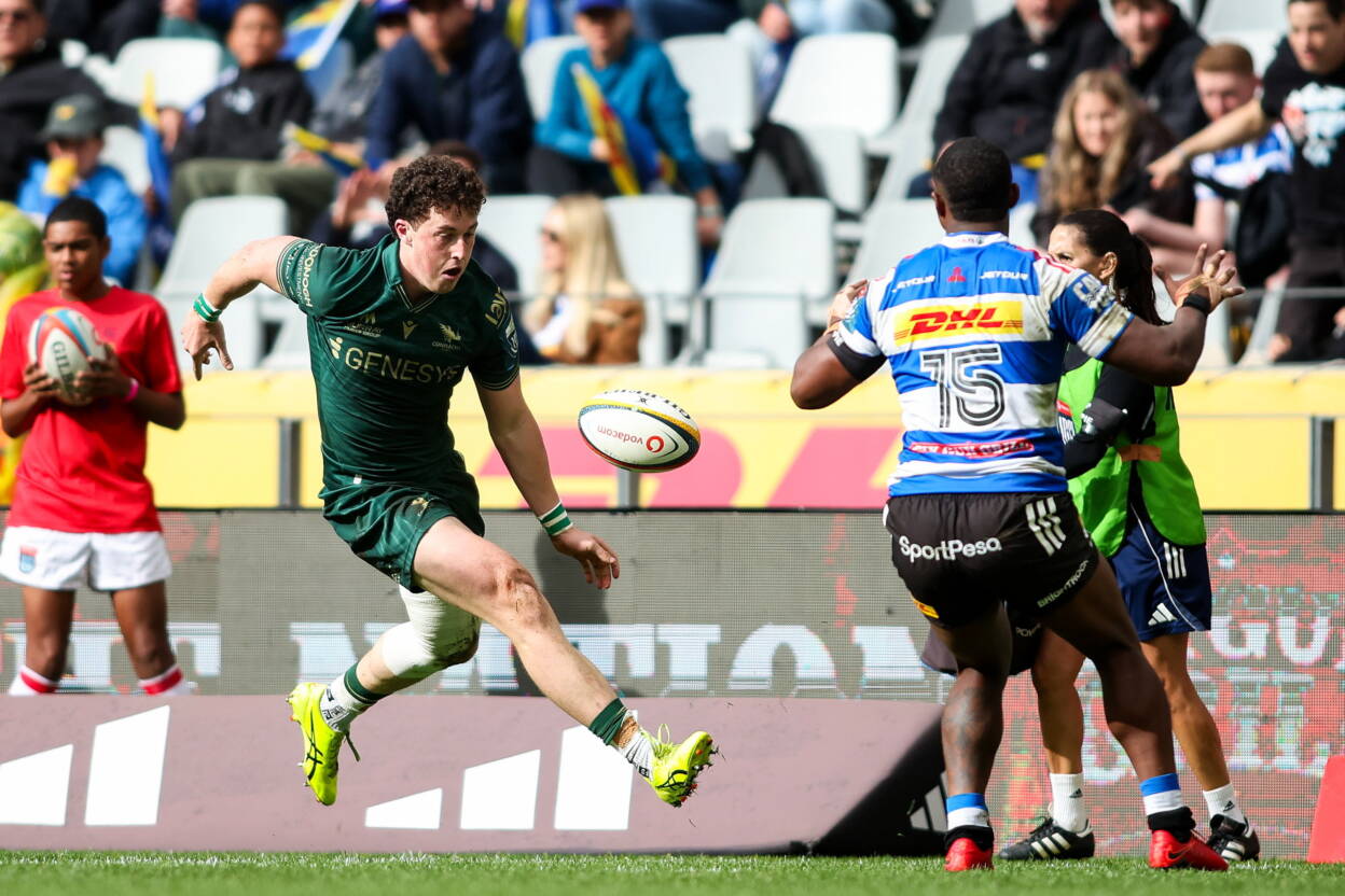 Mayp man Harry West in action against the DHL Stormers