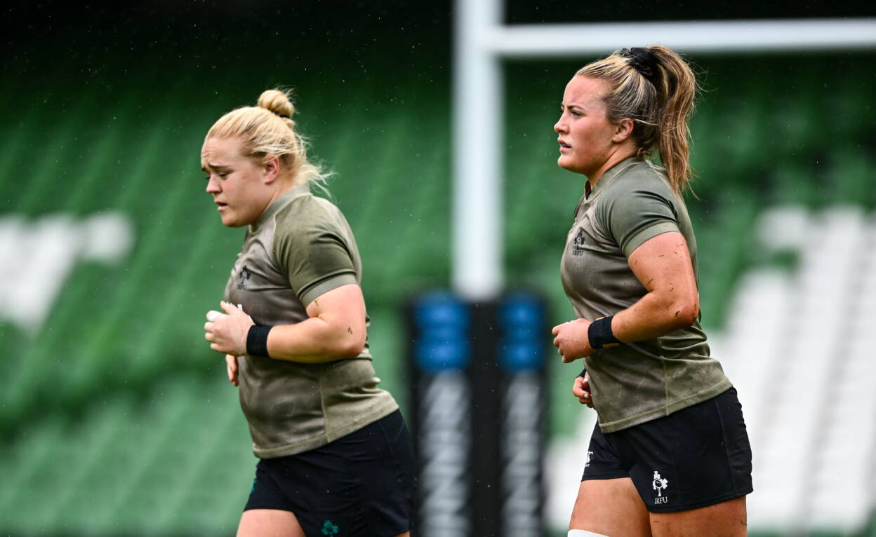 Ireland forwards ClÃodhna Moloney-MacDonald and Fiona Tuite