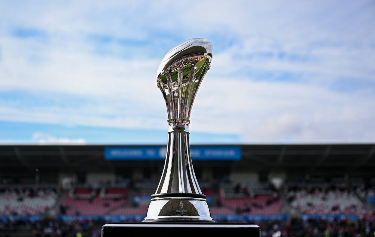 The EPCR Challenge Cup trophy