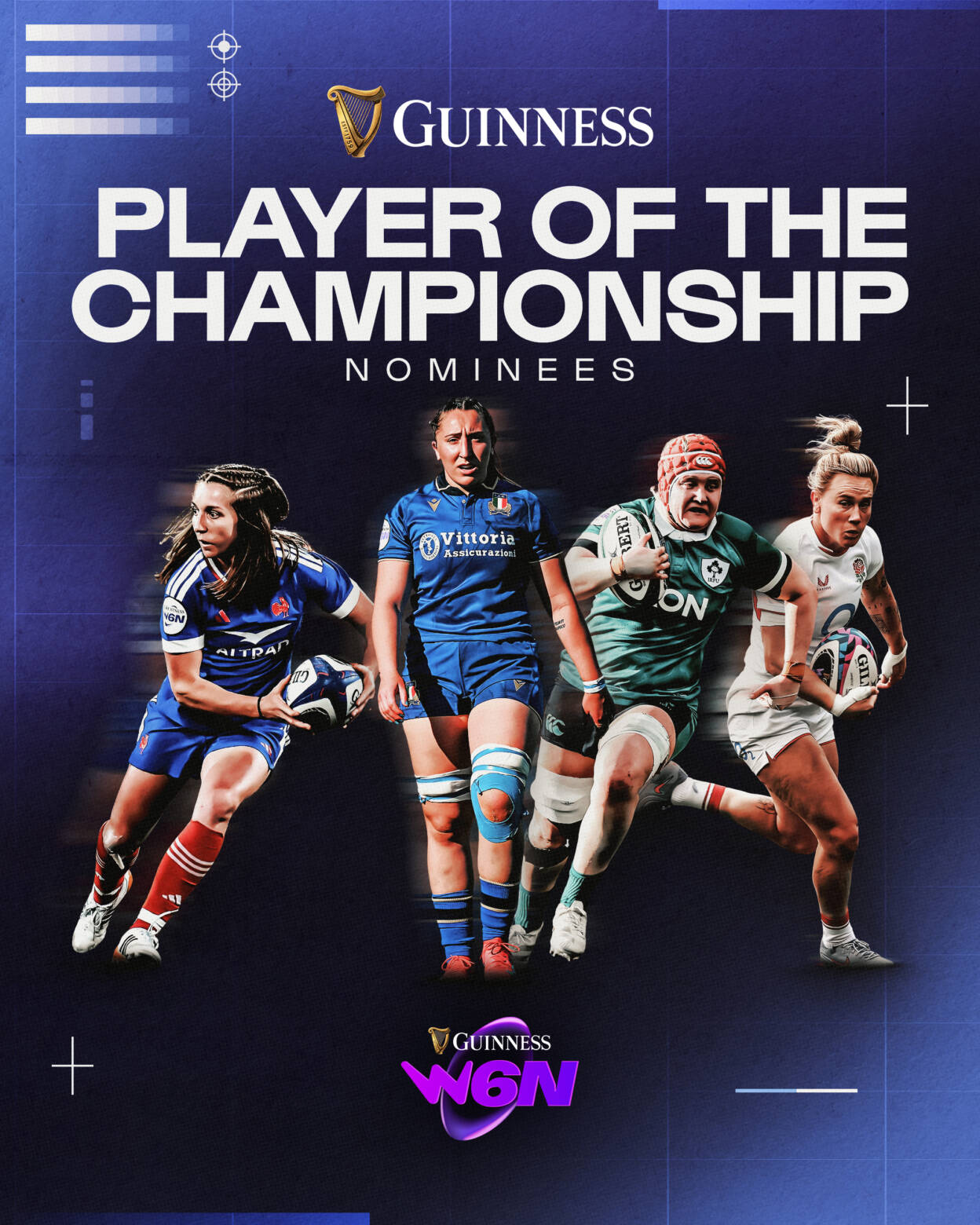 The 2026 Women's Six Nations Player of the Championship nominees