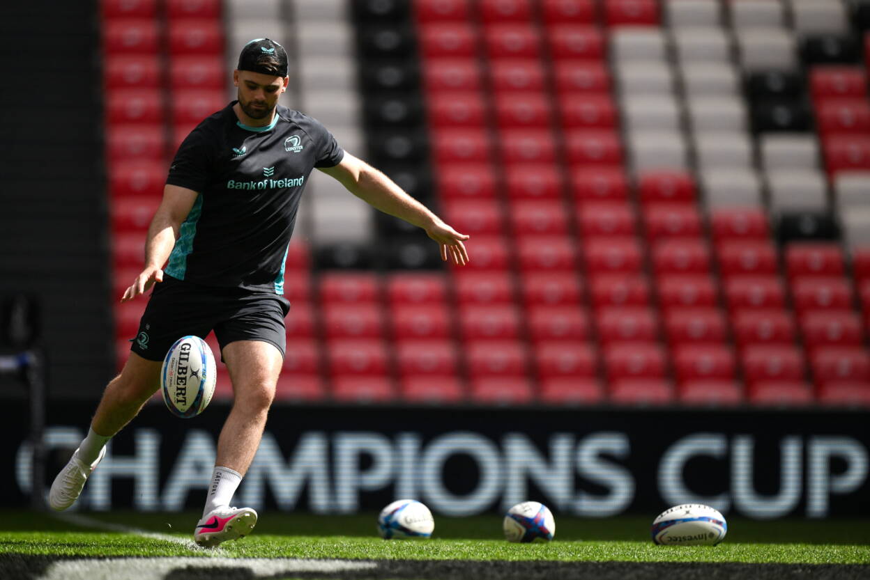 Harry Byrne during the Captain's Run in Bilbao