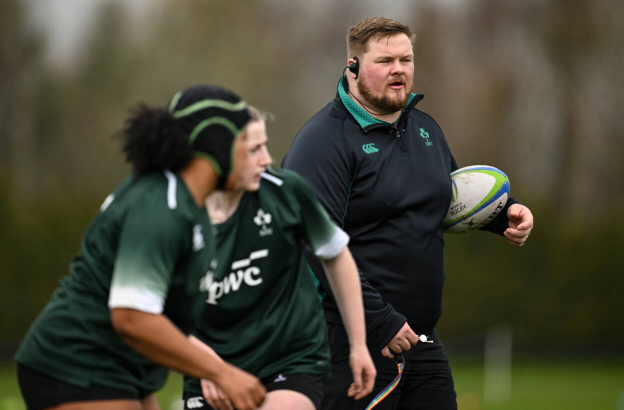 Ireland U-18 Women's head coach Craig Hansberry